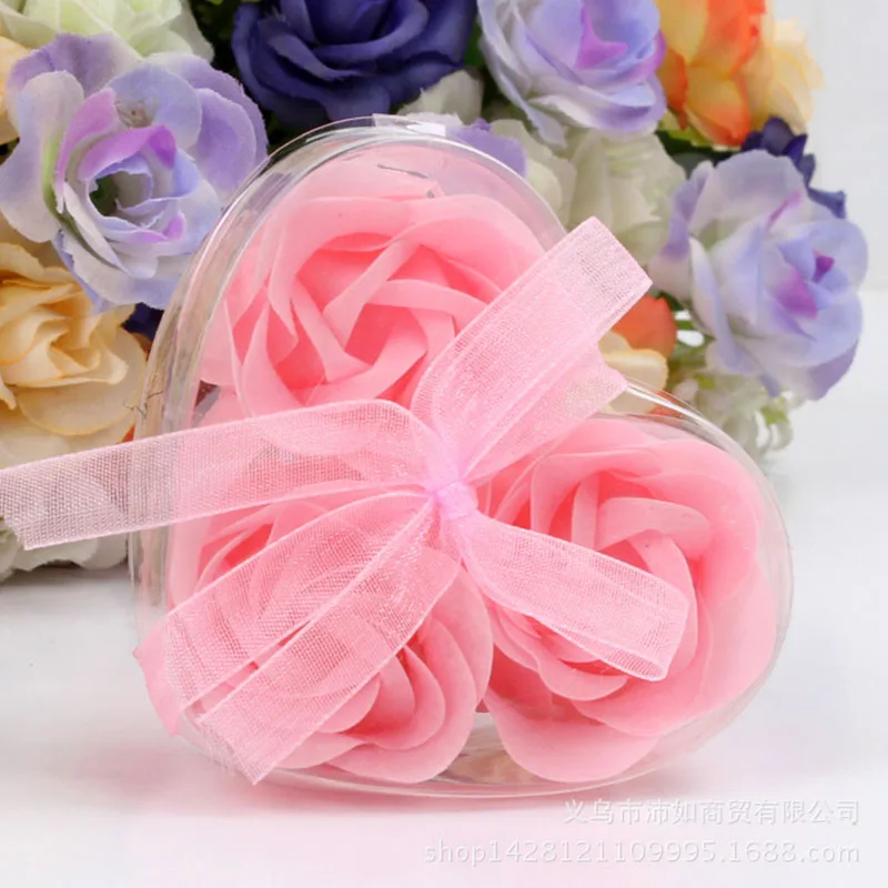 3 Heart-Shaped Artificial Roses Soap Flower Box Teacher's Day Small Gift Simulation Flower Creative Immortal Flower Party Supply
3 Heart-Shaped Artificial Roses Soap Flower Box Teacher's Day Small Gift Simulation Flower Creative Immortal Flower Party Supply
