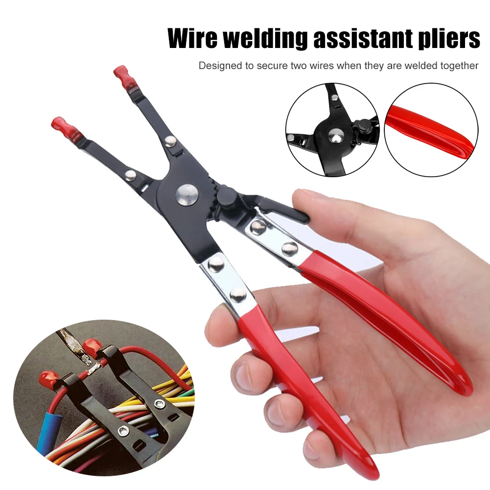 Universal Car Soldering Aid Pliers Hold 2 Wires Innovative Car Repair Tool Car Maintenance Wire Welding Clamp Garage Tools
Universal Car Soldering Aid Pliers Hold 2 Wires Innovative Car Repair Tool Car Maintenance Wire Welding Clamp Garage Tools