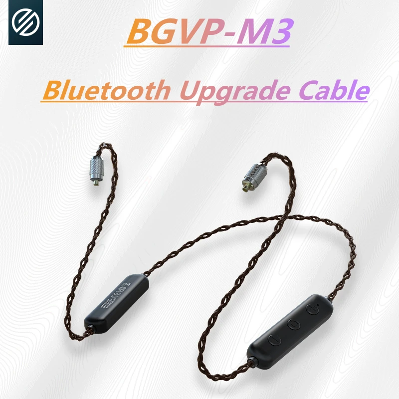 BGVP M3 Ture Wireless Bluetooth-Compatible 5.2 Single Copper Silver Plated Earphone Cable Support SBC/AAC APTX Adaptive Coding
BGVP M3 Ture Wireless Bluetooth-Compatible 5.2 Single Copper Silver Plated Earphone Cable Support SBC/AAC APTX Adaptive Coding