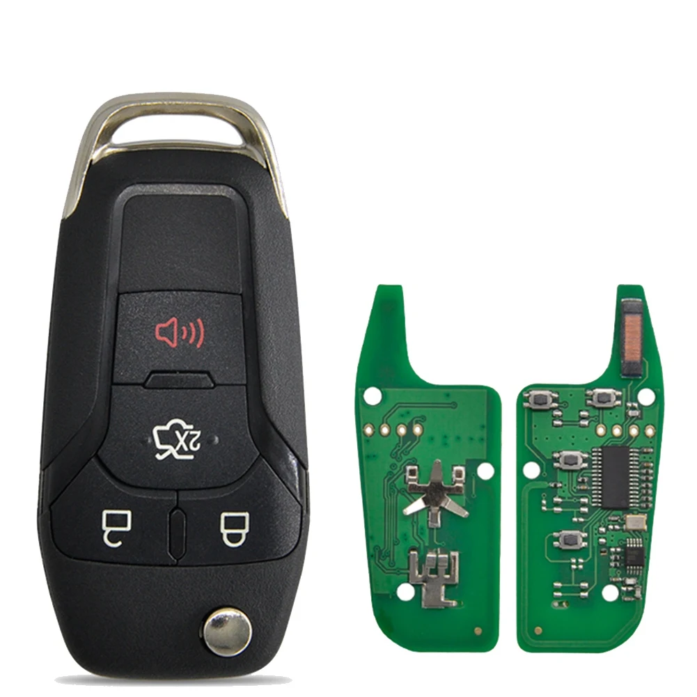 

FCC ID: флэш-брелок для автомобильного дистанционного ключа с внутренним чипом 315 МГц для Ford Fusion F150 F250 F350 Explorer, 4 кнопки
