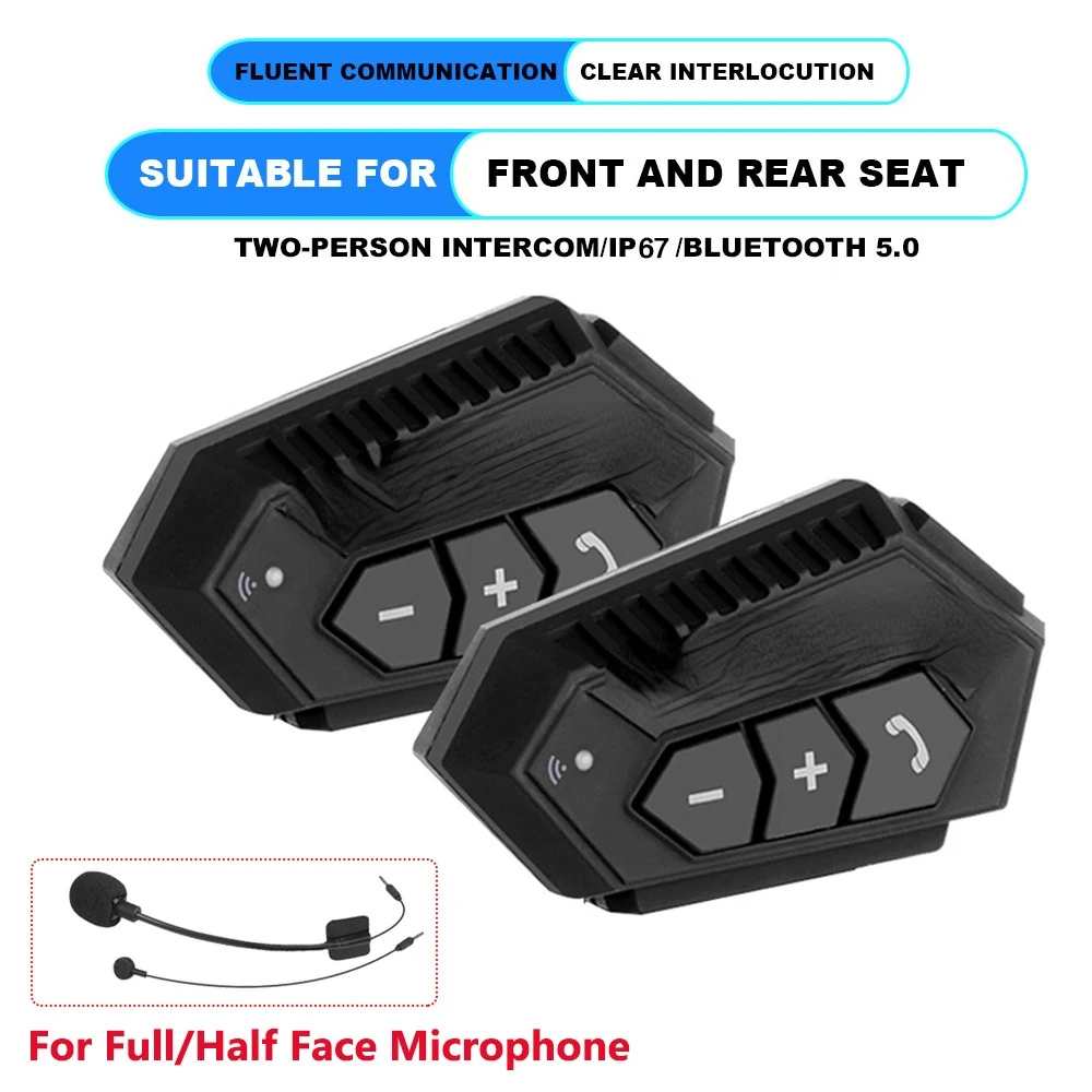 2PCS/Lot Motorcycle Helmet Headset Intercom Bluetooth 5.0 2000mah Battery Handsfree Noise Reduction For Full/Half Face Helmet
2PCS/Lot Motorcycle Helmet Headset Intercom Bluetooth 5.0 2000mah Battery Handsfree Noise Reduction For Full/Half Face Helmet