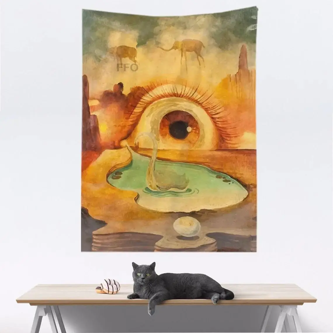 FFO Eyes Sun Tapestry Wall Hanging Abstract Painting Art Tapestries Boho Aesthetic Room Decoration Bedroom Sofa Blanket Yoga Mat
FFO Eyes Sun Tapestry Wall Hanging Abstract Painting Art Tapestries Boho Aesthetic Room Decoration Bedroom Sofa Blanket Yoga Mat