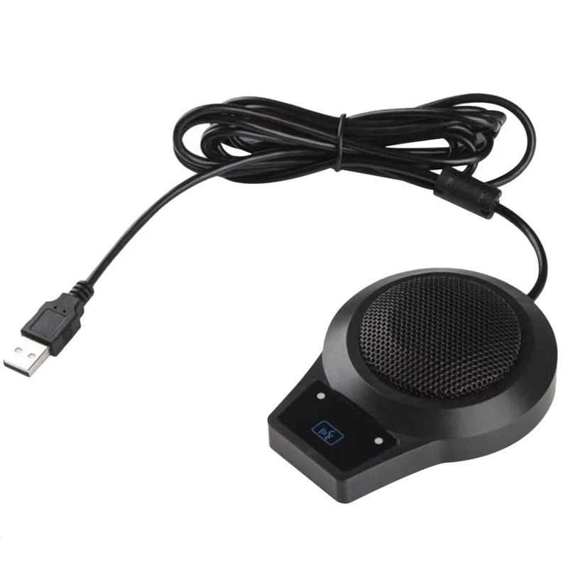 Omnidirectional Microphone USB Condenser Microphone Built-In Speaker Used For Conference PC Notebook Computer Noise
Omnidirectional Microphone USB Condenser Microphone Built-In Speaker Used For Conference PC Notebook Computer Noise