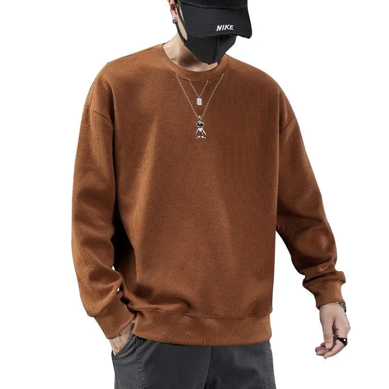 Korean Fashion Men Sweatshirt Letter Print Solid Color Polyester Spring and Autumn Casual Sweatshirt Long Sleeve Crewneck E162
Korean Fashion Men Sweatshirt Letter Print Solid Color Polyester Spring and Autumn Casual Sweatshirt Long Sleeve Crewneck E162