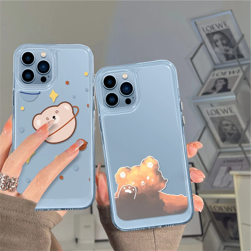 Funny Cute Cloud Case for iPhone 14 13 12 11 Pro Max Mini XS XR X Clear Back Cover for iPhone14promax Capa Bear Planet Fundas
Funny Cute Cloud Case for iPhone 14 13 12 11 Pro Max Mini XS XR X Clear Back Cover for iPhone14promax Capa Bear Planet Fundas