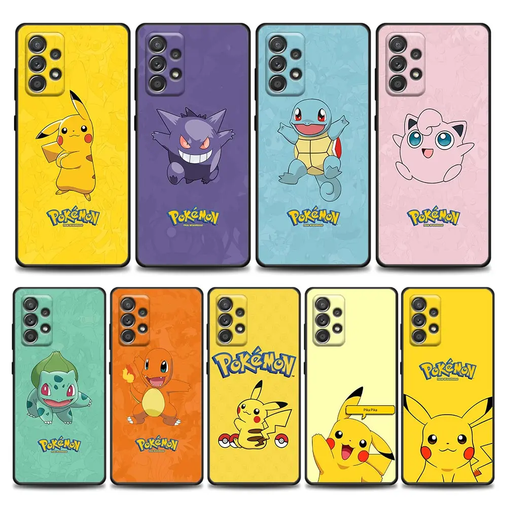 Pokemen Pikachu Phone Case for Samsung A01 A02 S A03s A11 A12 A21s A32 5G A41 A72 5G A52s 5G A91 S Soft Silicone
Pokemen Pikachu Phone Case for Samsung A01 A02 S A03s A11 A12 A21s A32 5G A41 A72 5G A52s 5G A91 S Soft Silicone