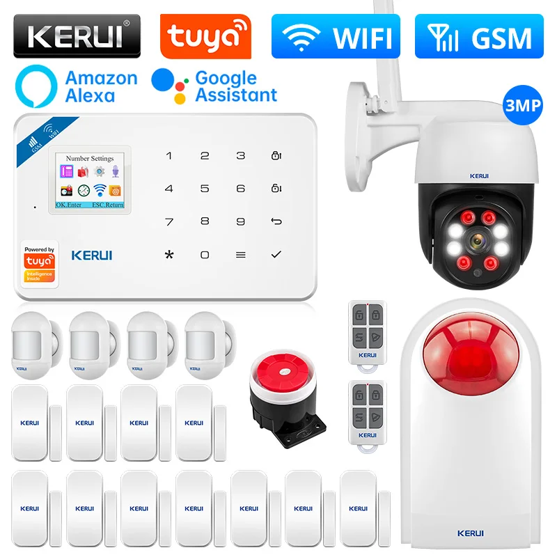 KERUI W181 WIFI сигнализация центральный блок Tuya умная Беспроводная GSM сигнализация дверной датчик охранная поддержка Alexa и Google управление прилож...
KERUI W181 WIFI сигнализация центральный блок Tuya умная Беспроводная GSM сигнализация дверной датчик охранная поддержка Alexa и Google управление прилож...