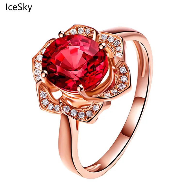 Hot Selling Gem Natural Red Tourmaline Ring Set With Diamond Plated Rose 18K Gold Opening Adjustable Women's Ring
Hot Selling Gem Natural Red Tourmaline Ring Set With Diamond Plated Rose 18K Gold Opening Adjustable Women's Ring