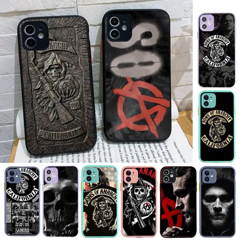 American TV Sons of Anarchy Phone Case for iPhone X XR XS 7 8 Plus 11 12 13 pro MAX 13mini Translucent Matte Case
American TV Sons of Anarchy Phone Case for iPhone X XR XS 7 8 Plus 11 12 13 pro MAX 13mini Translucent Matte Case