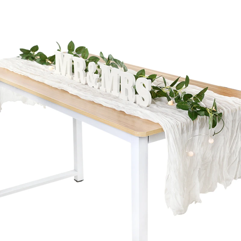 Vintage Wedding Decoration Gauze Table Runner Sage Cheesecloth Table Setting Birthday Party Christmas Dining Table Cloth
Vintage Wedding Decoration Gauze Table Runner Sage Cheesecloth Table Setting Birthday Party Christmas Dining Table Cloth