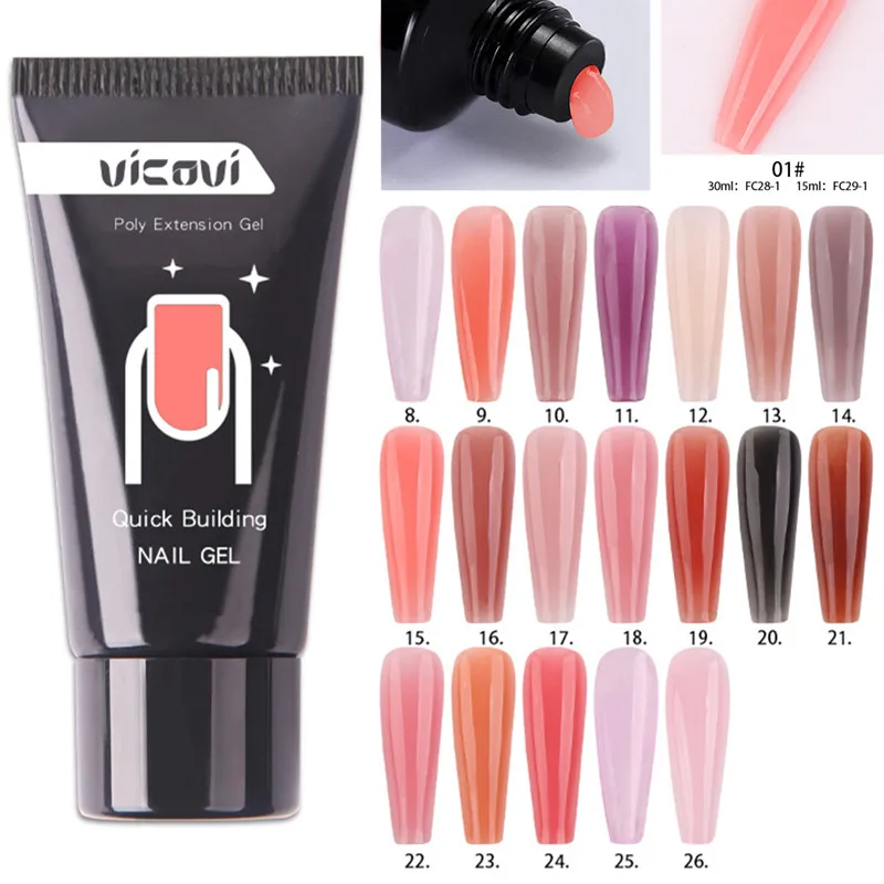 15ml Nail Poly Acrylic Gel Extension Quick Building Nails Glue Fasting Extend Crystal Model Manicure Polish Gels AccessoryTool 
15ml Nail Poly Acrylic Gel Extension Quick Building Nails Glue Fasting Extend Crystal Model Manicure Polish Gels AccessoryTool