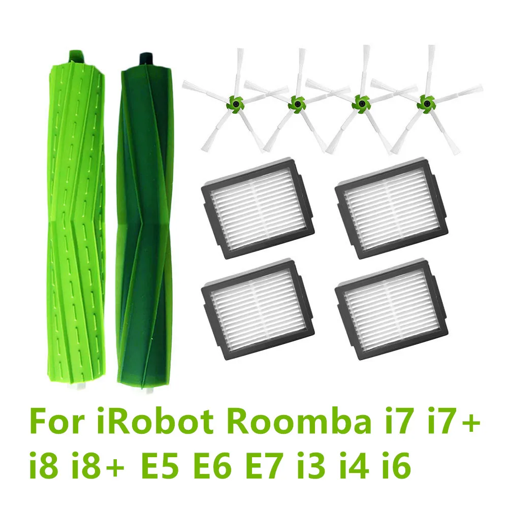 10pcs/set Side Brushes + Hepa Filter + Main Brush For iRobot Roomba i7 i7+ i8 i8+ E5 E6 E7 i3 i4 i6 Sweeping Robot Accessories
10pcs/set Side Brushes + Hepa Filter + Main Brush For iRobot Roomba i7 i7+ i8 i8+ E5 E6 E7 i3 i4 i6 Sweeping Robot Accessories