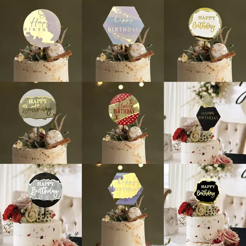 New Laser Marking Happy Birthday Cake Topper Painting Cake Decoration Party Supplies Cake Decorating Tools Baking Accessories
New Laser Marking Happy Birthday Cake Topper Painting Cake Decoration Party Supplies Cake Decorating Tools Baking Accessories