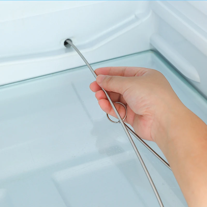 Refrigerator Cleaner Spiral Cleaning Brush Stainless Steel Pipe Cleaning Bendable Tube Washing Home Supplies
Refrigerator Cleaner Spiral Cleaning Brush Stainless Steel Pipe Cleaning Bendable Tube Washing Home Supplies