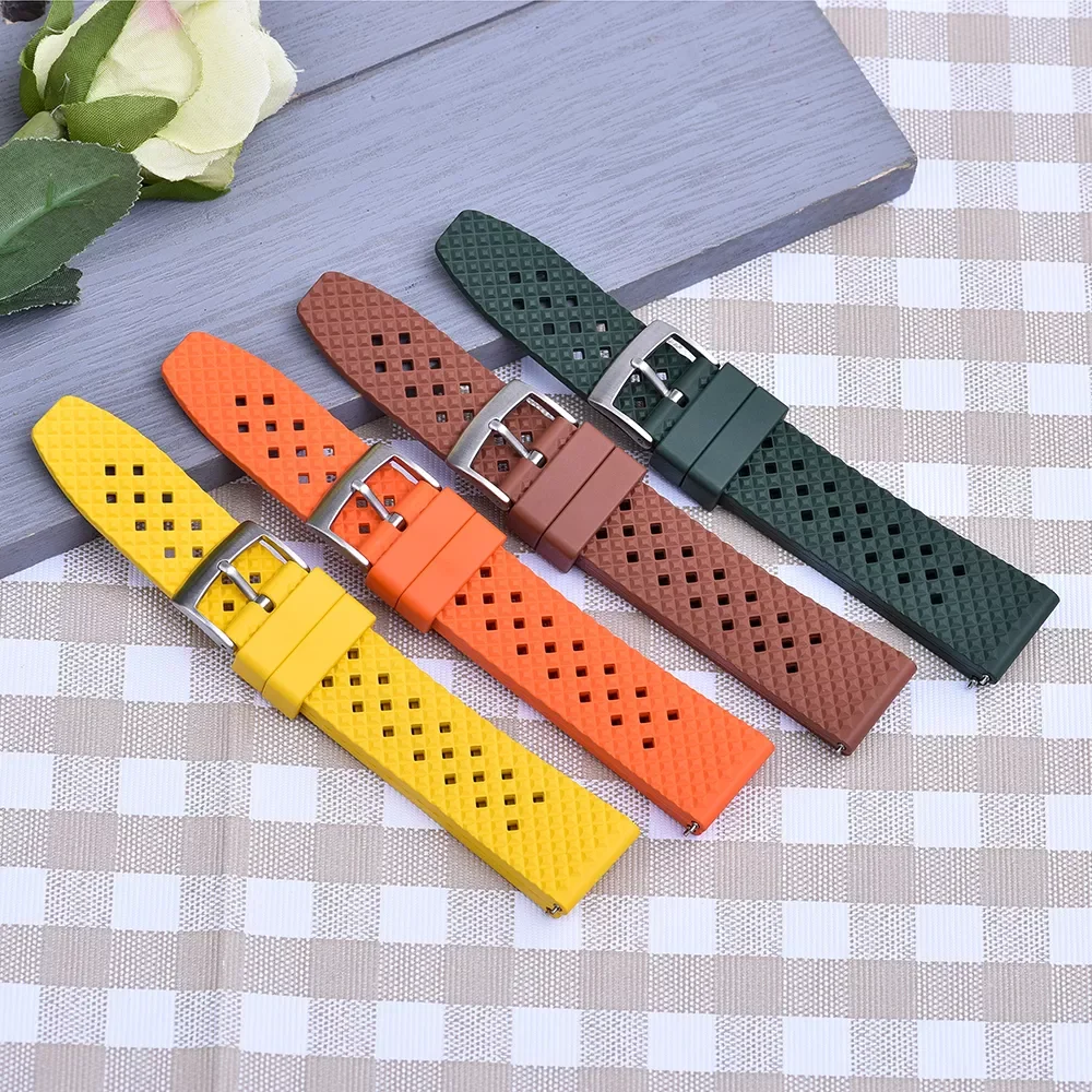 Designed Honeycomb Fluorine Rubber Strap 18mm 20mm 22mm Quick Release Watchbands For Seiko SRP777J1 Replacement Wristband
Designed Honeycomb Fluorine Rubber Strap 18mm 20mm 22mm Quick Release Watchbands For Seiko SRP777J1 Replacement Wristband