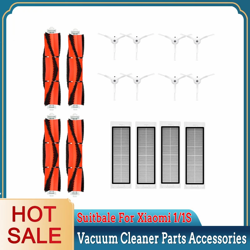16PCS Hepa Filter for Xiaomi Mijia Roborock S5 S50 Max Mi Robot Vacuum Cleaner Mop Roller Side Brush Accessories Spare Parts Kit
16PCS Hepa Filter for Xiaomi Mijia Roborock S5 S50 Max Mi Robot Vacuum Cleaner Mop Roller Side Brush Accessories Spare Parts Kit