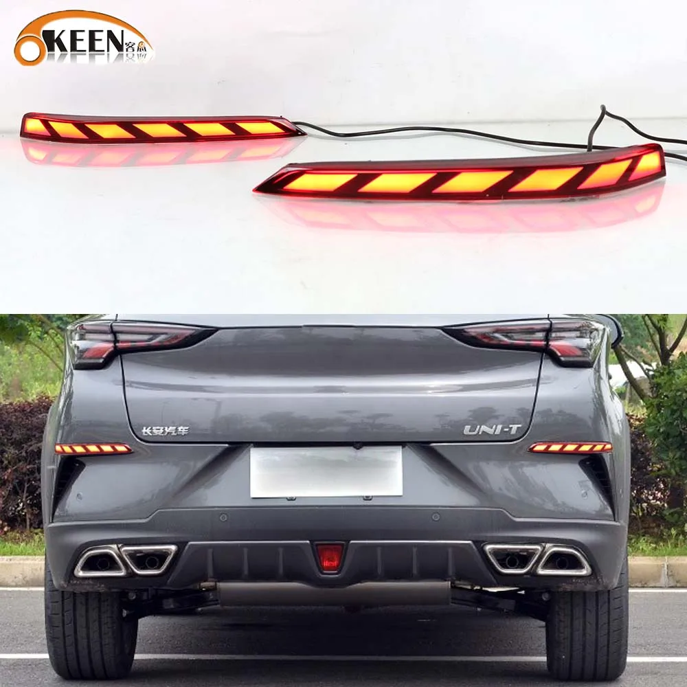 OKEEN 1Pair LED Rear Bumper Reflector Lights For Changan Uni-T 2022 Car Driving Brake Lamp Turn Signal Light Auto Accessories
OKEEN 1Pair LED Rear Bumper Reflector Lights For Changan Uni-T 2022 Car Driving Brake Lamp Turn Signal Light Auto Accessories