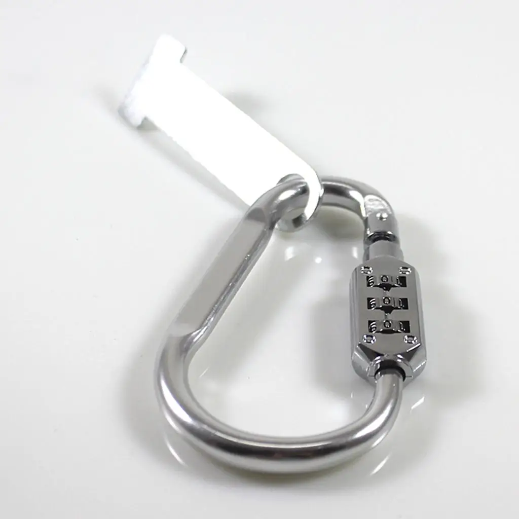 Helmet Lock with Extension. Heavy Duty Combination PIN Locking Carabiner Device to Secures Helmets, Jackets and Other Gear
Helmet Lock with Extension. Heavy Duty Combination PIN Locking Carabiner Device to Secures Helmets, Jackets and Other Gear