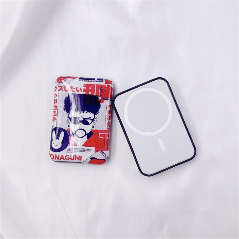 Cartoon trendy man for Apple MagSafe external battery box Wireless magnetic battery cover Full bag shock proof phone case
Cartoon trendy man for Apple MagSafe external battery box Wireless magnetic battery cover Full bag shock proof phone case