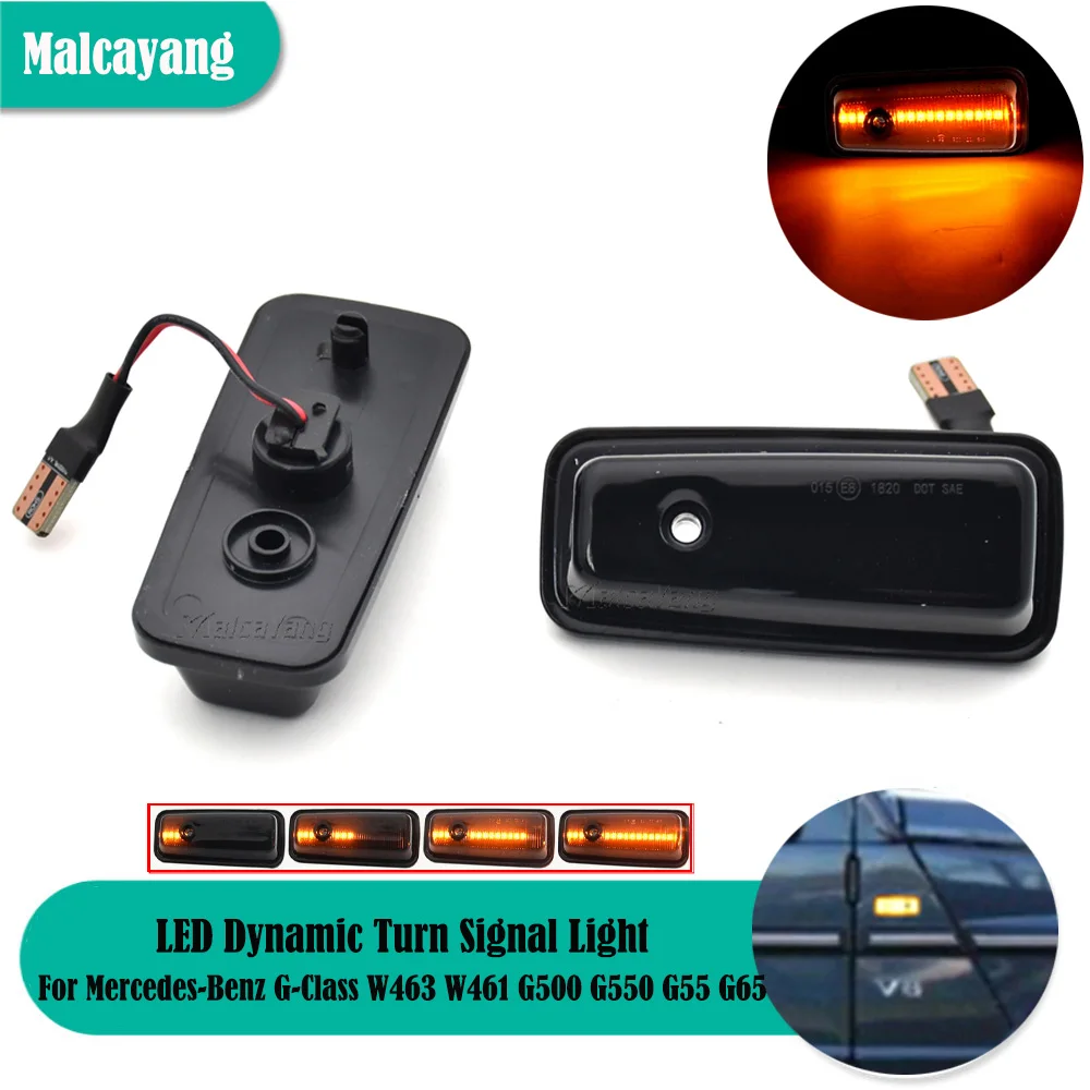 2X Car For Mercedes-Benz G-Class W463 W461 G500 G550 G55 G63 Led Dynamic Side Marker Turn Signal Light Sequential Blinker
2X Car For Mercedes-Benz G-Class W463 W461 G500 G550 G55 G63 Led Dynamic Side Marker Turn Signal Light Sequential Blinker