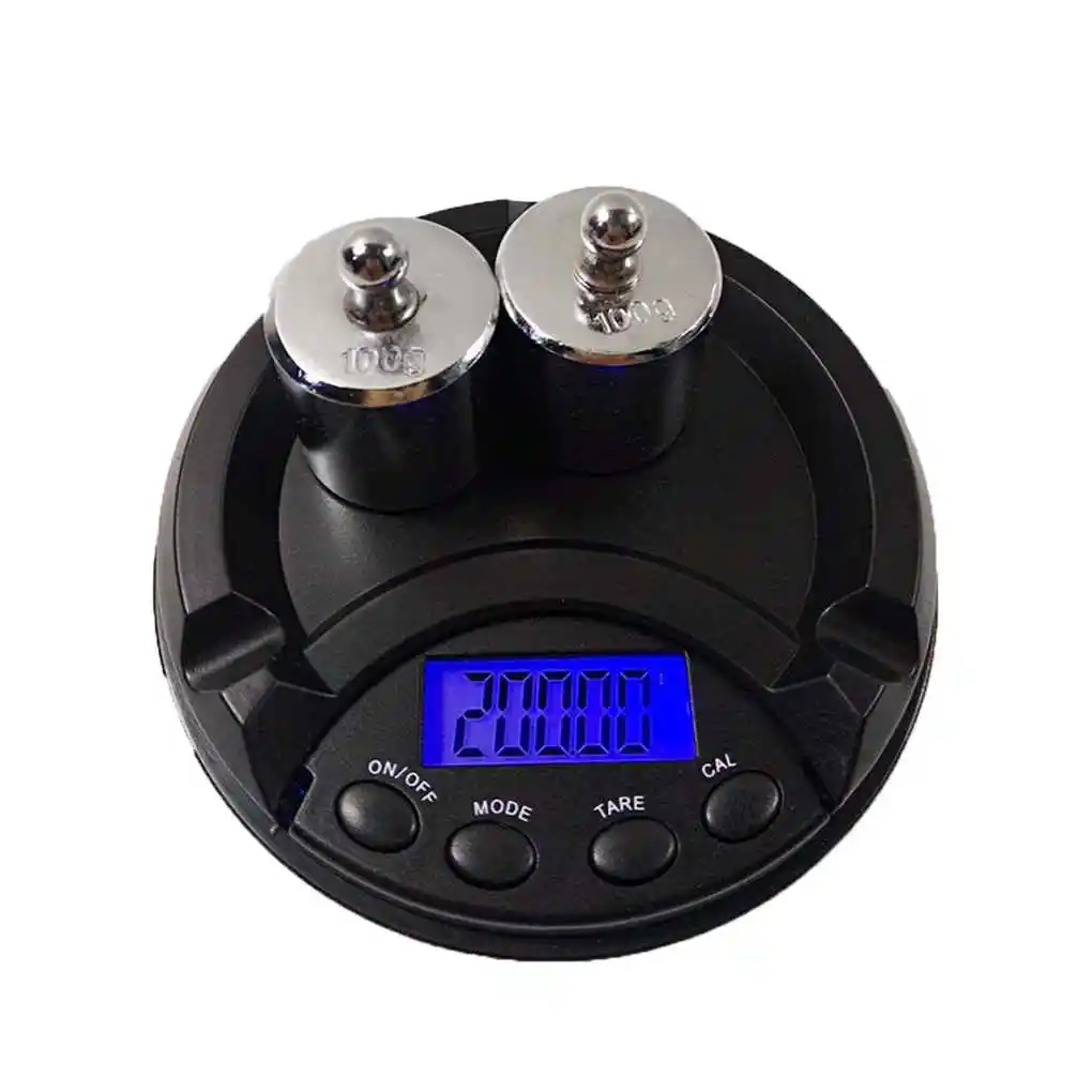 

Mini LCD Display Digital Scale Ashtray Pocket Jewelry Gold Herbs Weighing 0.1/0.01g Accuracy
