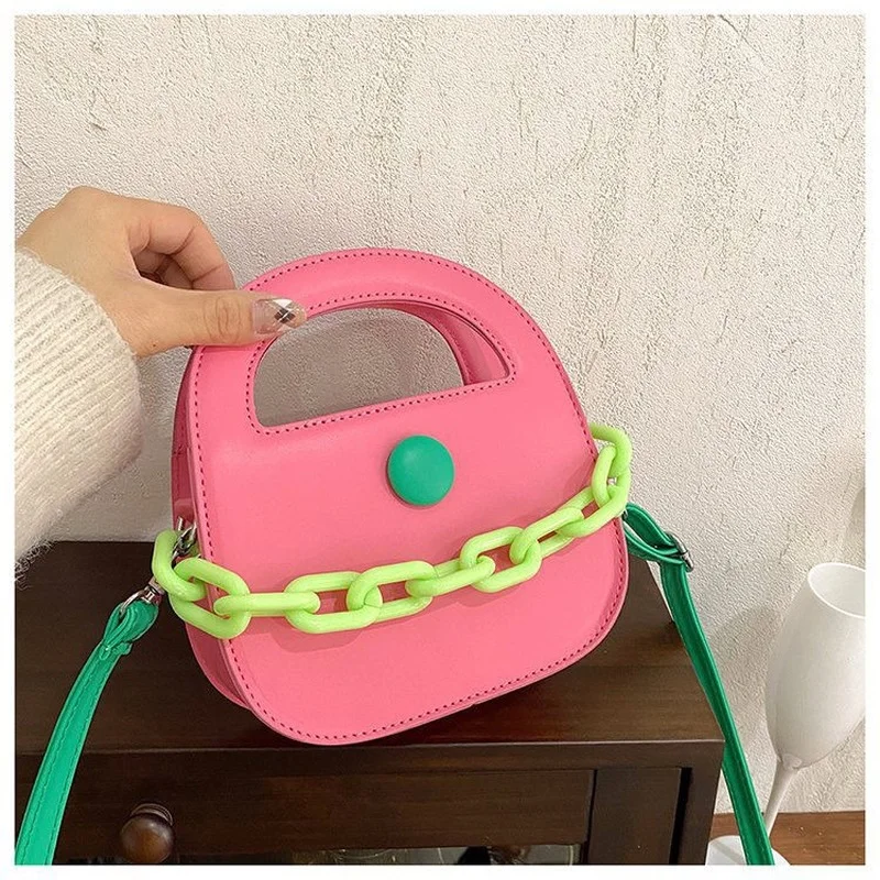 MBTI Mix Colors Bolso Mujer PU Crossbody Bags Femme Fashion Candy Color Acrylic Chain Women Bags Concise Street Sac A Main Femme
MBTI Mix Colors Bolso Mujer PU Crossbody Bags Femme Fashion Candy Color Acrylic Chain Women Bags Concise Street Sac A Main Femme