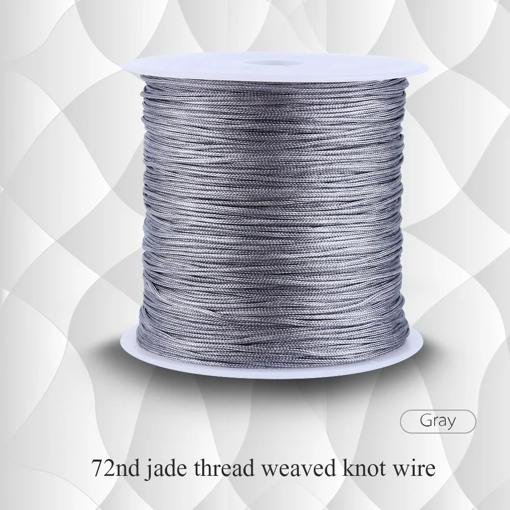 100M x 0.8mm Nylon Chinese Knot Cord Rattail Macrame Shamballa Thread String Gray
100M x 0.8mm Nylon Chinese Knot Cord Rattail Macrame Shamballa Thread String Gray