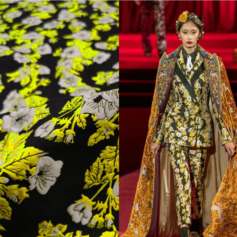 Jacquard Fabric Yarn-dyed Brocade Fashion High-end Dress Suit Brocade Fashion Trench Coat Cloth by the Yard
Jacquard Fabric Yarn-dyed Brocade Fashion High-end Dress Suit Brocade Fashion Trench Coat Cloth by the Yard