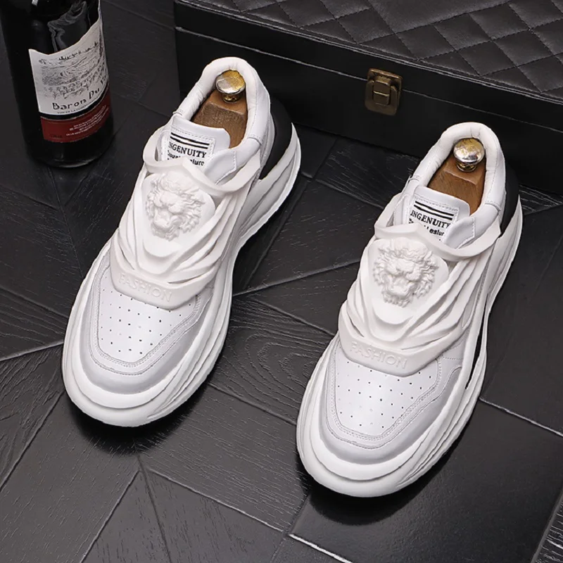 Designer Luxury Sneakers Men Casual Shoes Fashion Punk Thick Bottom High Tops Ankle Boots Zapatillas Hombre
Designer Luxury Sneakers Men Casual Shoes Fashion Punk Thick Bottom High Tops Ankle Boots Zapatillas Hombre