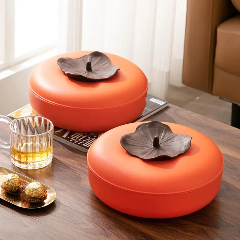 Practical Nuts Case with Cover Chinese Style Persimmon Appearance Nuts Case Thick Snack Box for Home
Practical Nuts Case with Cover Chinese Style Persimmon Appearance Nuts Case Thick Snack Box for Home