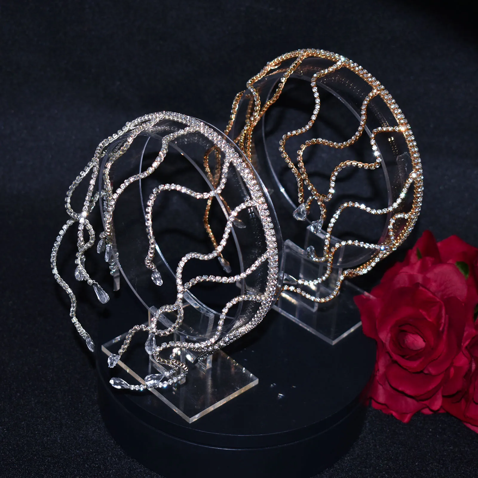 A453 Bride Headband Rhinestone Wedding Headband Hair Accessories for Women Head Hoop Exquisite Bridesmaid Headpiece Jewelry
A453 Bride Headband Rhinestone Wedding Headband Hair Accessories for Women Head Hoop Exquisite Bridesmaid Headpiece Jewelry