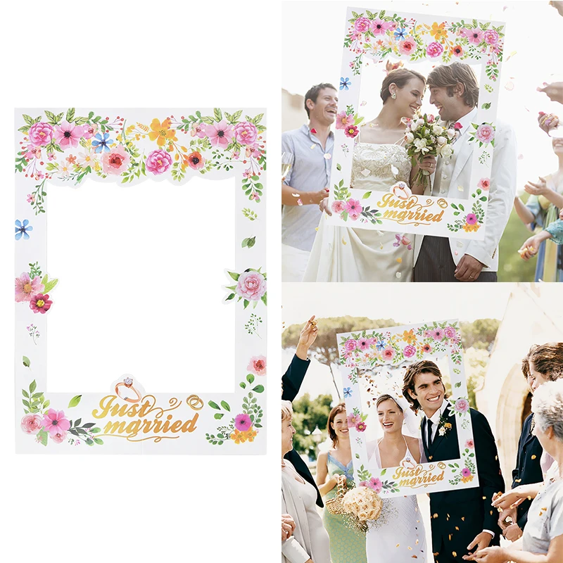 1Pc Just Married Photo Booth Props Wedding Paper Frame Decor Bridal Shower Bachelorette Hen Party Supplies
1Pc Just Married Photo Booth Props Wedding Paper Frame Decor Bridal Shower Bachelorette Hen Party Supplies