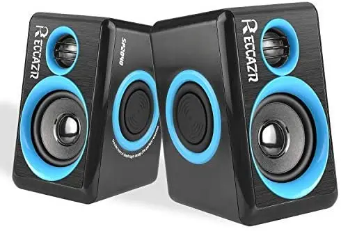 

Компьютерные колонки RECCAZR SP2040 Surround с глубокими басами, проводной USB мультимедийный динамик для металлических планшетов