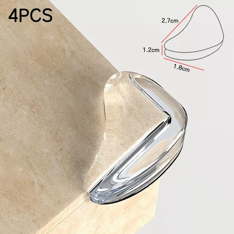 4pcs Transparent Anti-collision Angle PVC Pad Child Safety Corner Guard Baby Collision Proof Protector Table Corner Bumper
4pcs Transparent Anti-collision Angle PVC Pad Child Safety Corner Guard Baby Collision Proof Protector Table Corner Bumper
