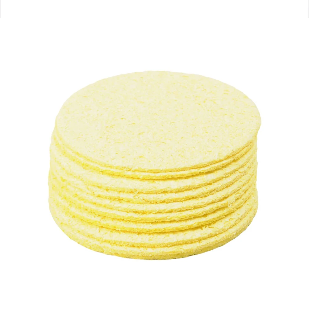 20pcs Yellow Round Soldering Iron Tip Cleaning Sponge For Welding Tips Welding Accessories Tool 50mm
20pcs Yellow Round Soldering Iron Tip Cleaning Sponge For Welding Tips Welding Accessories Tool 50mm