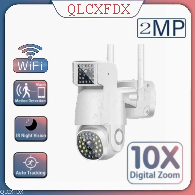Outdoor Security Camera WIFI HD 1080P IP Camera Dual Lens 10X Optical Zoom Night Vision Surveillance Cameras Dual Lens Camera
Outdoor Security Camera WIFI HD 1080P IP Camera Dual Lens 10X Optical Zoom Night Vision Surveillance Cameras Dual Lens Camera