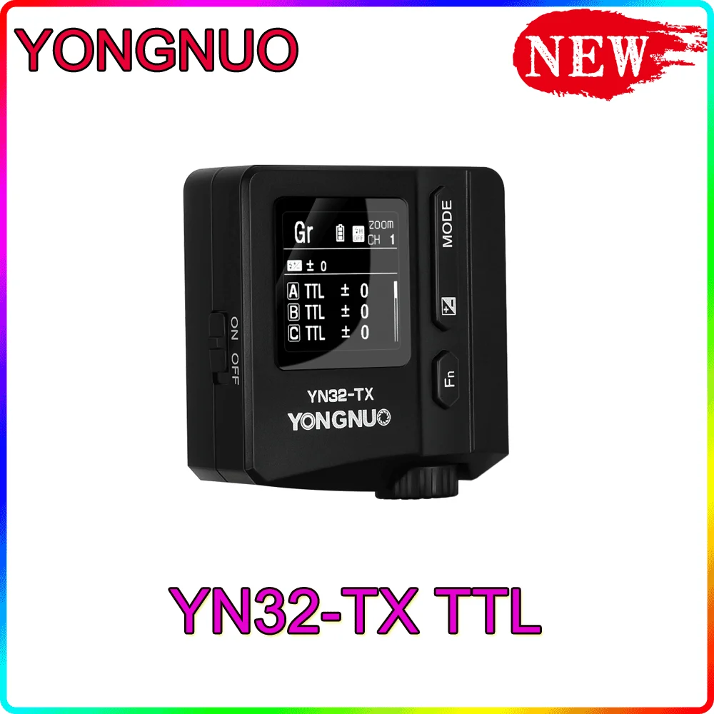Беспроводной триггер YONGNUO YN32-TX TTL для беззеркальной камеры Canon Nikon Sony Fuji Olympus Pentax
Беспроводной триггер YONGNUO YN32-TX TTL для беззеркальной камеры Canon Nikon Sony Fuji Olympus Pentax