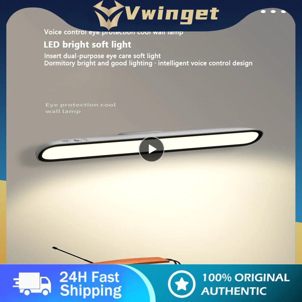 Intelligent Voice Led Light Learning Wall Lamp Dimmable Led Light Nightlight Eye Protection Usb Desk Lamp Voice Control Creative
Intelligent Voice Led Light Learning Wall Lamp Dimmable Led Light Nightlight Eye Protection Usb Desk Lamp Voice Control Creative