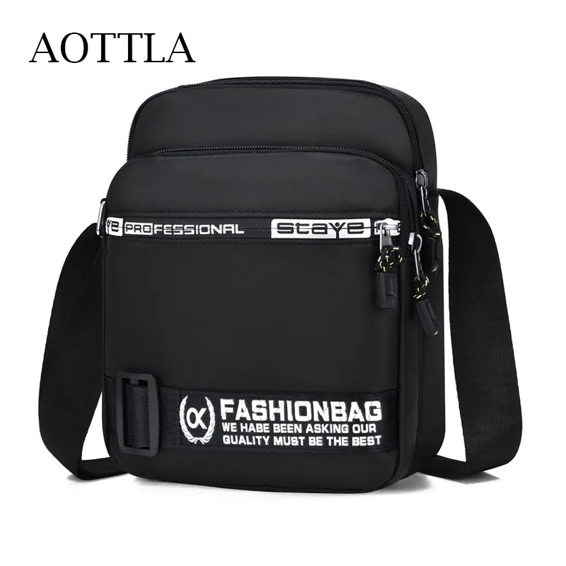 AOTTLA Shoulder Bag For Male Fashion Letter Men's Bag Large Capacity New Crossbody Bag Good Quality Brand Casual Messenger Bag
AOTTLA Shoulder Bag For Male Fashion Letter Men's Bag Large Capacity New Crossbody Bag Good Quality Brand Casual Messenger Bag