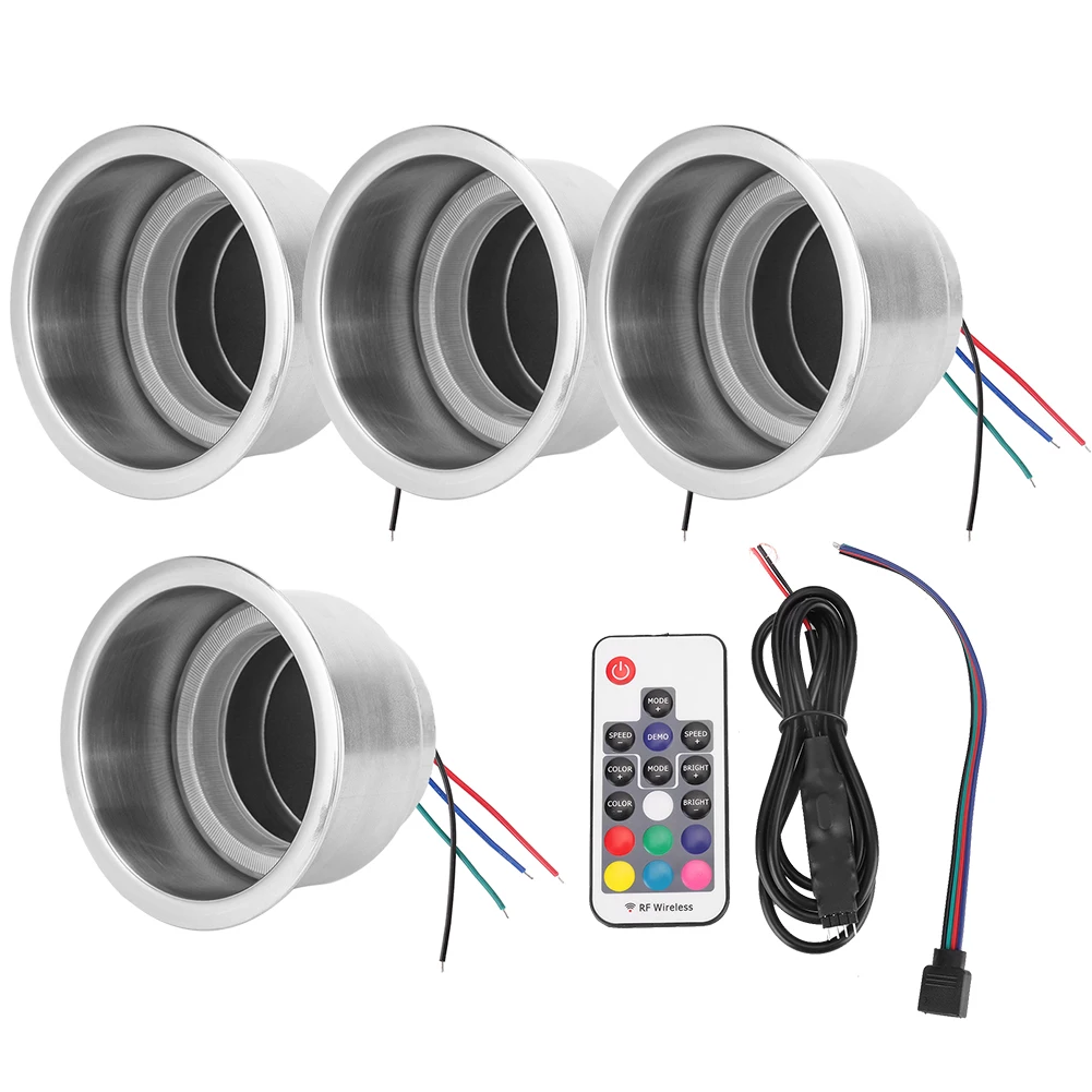 4Pcs DC 12V RGB LED Car Beverage Bottle Cup Holders with Remote Control for Marine RV Truck Drink Cup Holder
4Pcs DC 12V RGB LED Car Beverage Bottle Cup Holders with Remote Control for Marine RV Truck Drink Cup Holder