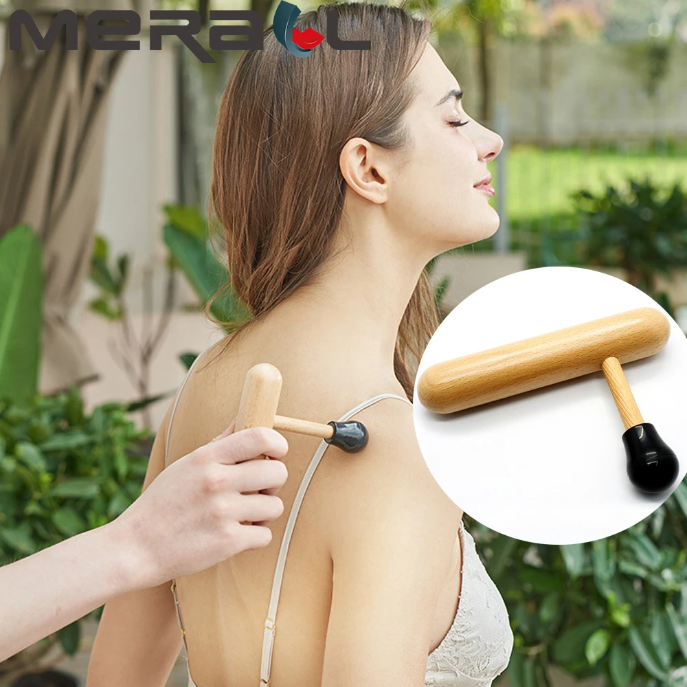 T Shape Wood Body Massage Stick Foot Reflexology Acupuncture Thai Massage Physical Therapy Meridians Scrap Lymphatic Health Care 
T Shape Wood Body Massage Stick Foot Reflexology Acupuncture Thai Massage Physical Therapy Meridians Scrap Lymphatic Health Care