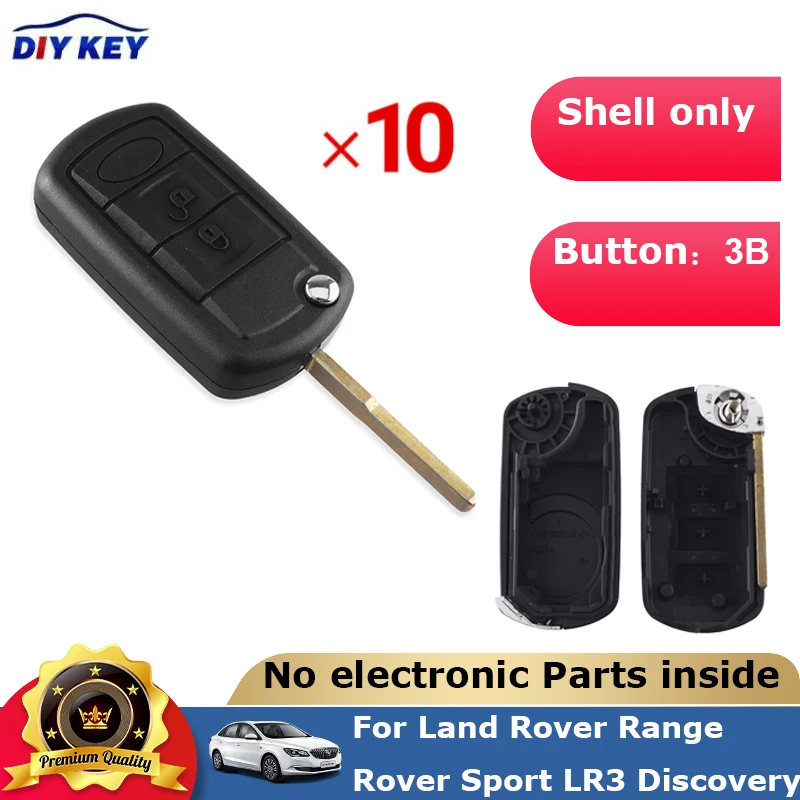 DIYKEY 10x For Land Rover Range Rover Sport LR3 Discovery 3 Remote Fob Case Cover 3 Buttons Flip Folding
DIYKEY 10x For Land Rover Range Rover Sport LR3 Discovery 3 Remote Fob Case Cover 3 Buttons Flip Folding