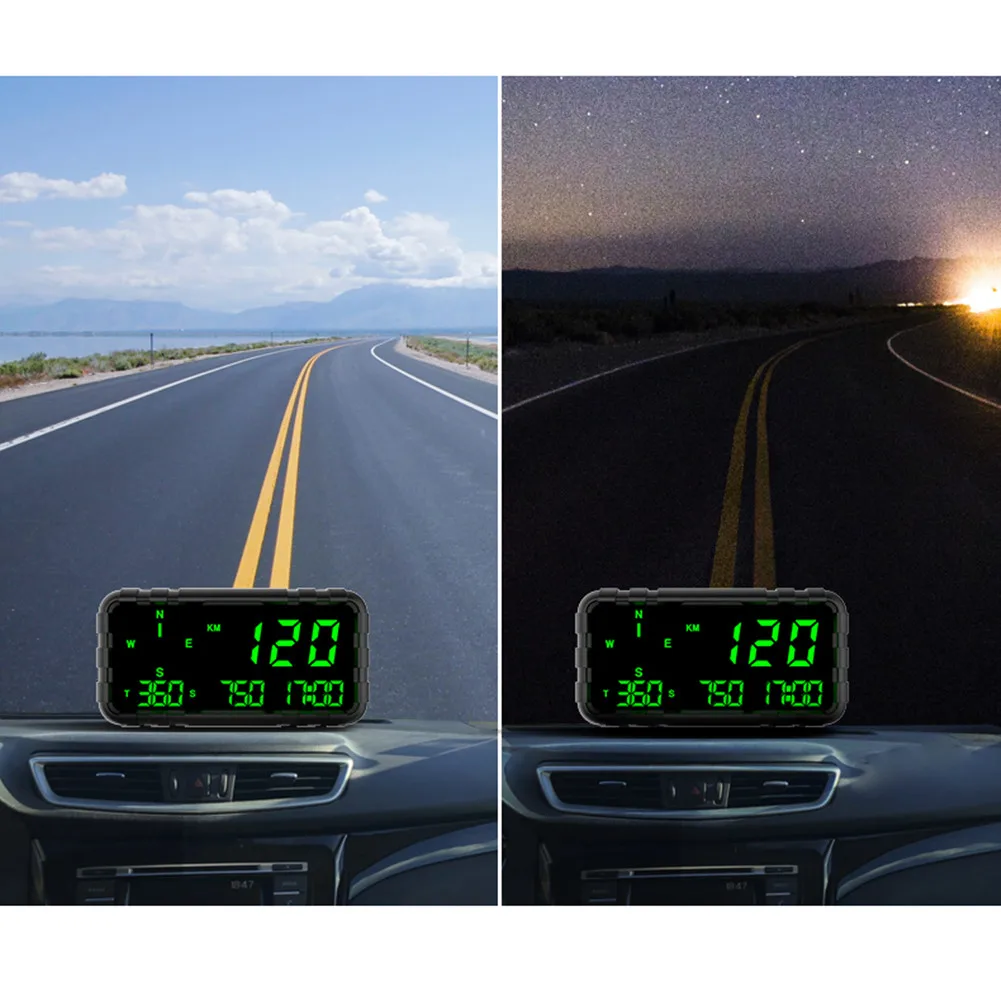 HUD C3012 Car HUD Display 5.5 Inch Alarm Total Mileage Big Screen Size Car Speedometer Overspeed Compass Display
HUD C3012 Car HUD Display 5.5 Inch Alarm Total Mileage Big Screen Size Car Speedometer Overspeed Compass Display