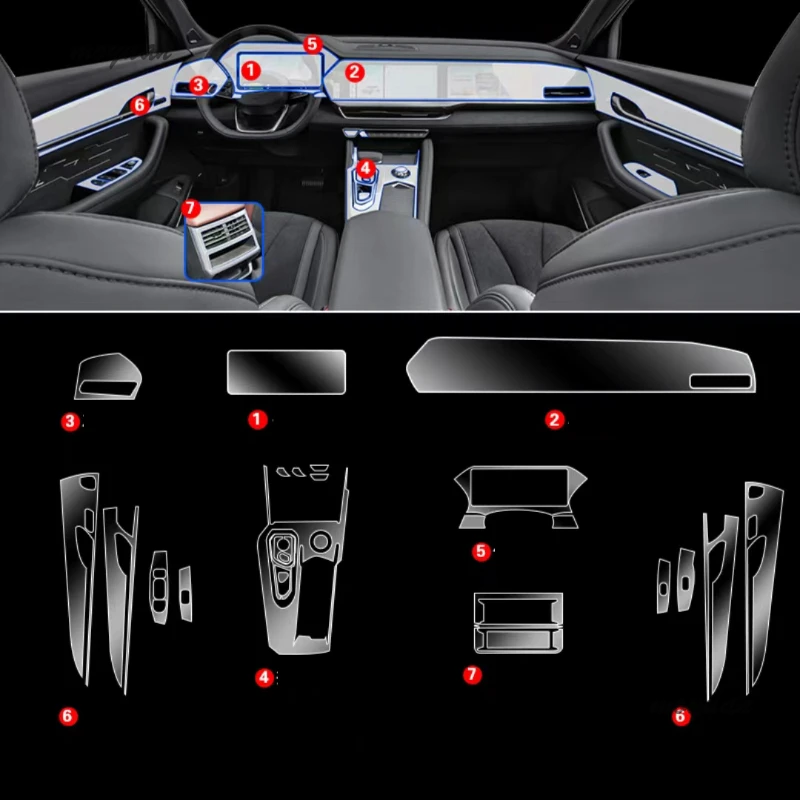 Для Geely XingYue L Monjaro 2021-22 панель коробки передач навигационный экран автомобильный интерьер защитная пленка из ТПУ наклейка против царапин
Для Geely XingYue L Monjaro 2021-22 панель коробки передач навигационный экран автомобильный интерьер защитная пленка из ТПУ наклейка против царапин