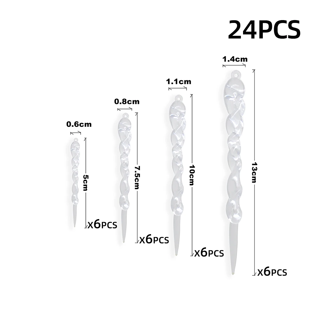 Искусственные сосульки Navidad 5/7.5/10/13 см
Искусственные сосульки Navidad 5/7.5/10/13 см