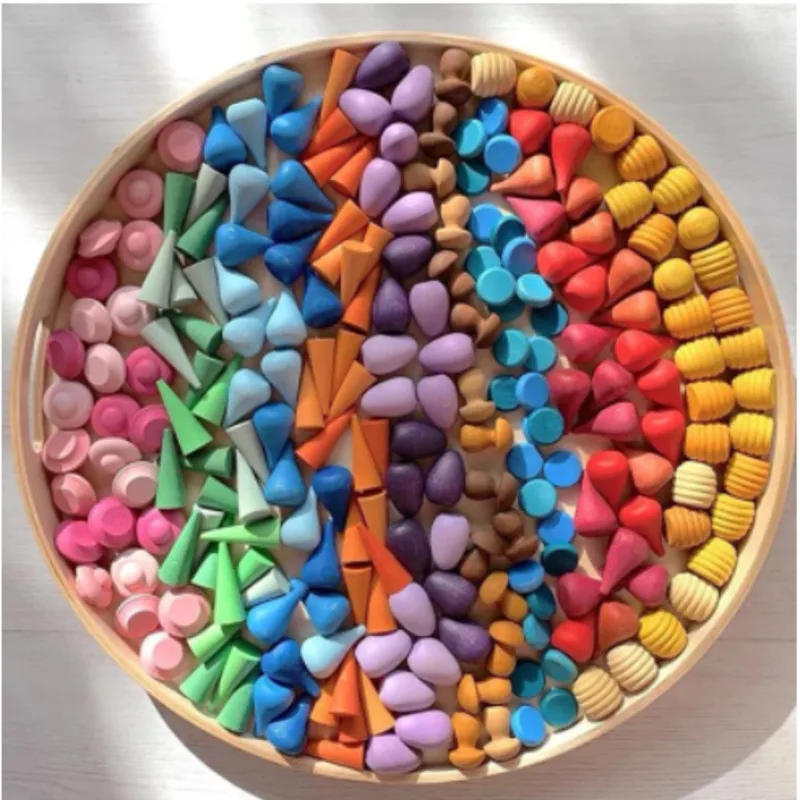324pcs Creative Loose Parts Toys Baby Kids Mushroom Honeycomb Droplet Blocks Nordic Sensory Toys Wooden Montessori Rainbow Block
324pcs Creative Loose Parts Toys Baby Kids Mushroom Honeycomb Droplet Blocks Nordic Sensory Toys Wooden Montessori Rainbow Block