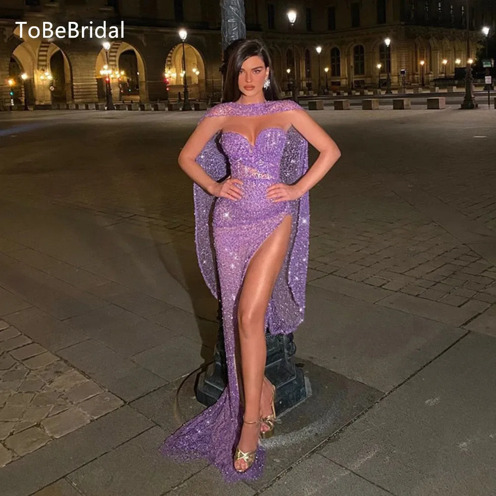Sexy Off Shoulder Sparkling Prom Dress Strapless Slim Fit Side Seam Detachable Shawl Mermaid Evening Gown فساتين حفلات فاخره٢٠٢٣
Sexy Off Shoulder Sparkling Prom Dress Strapless Slim Fit Side Seam Detachable Shawl Mermaid Evening Gown فساتين حفلات فاخره٢٠٢٣