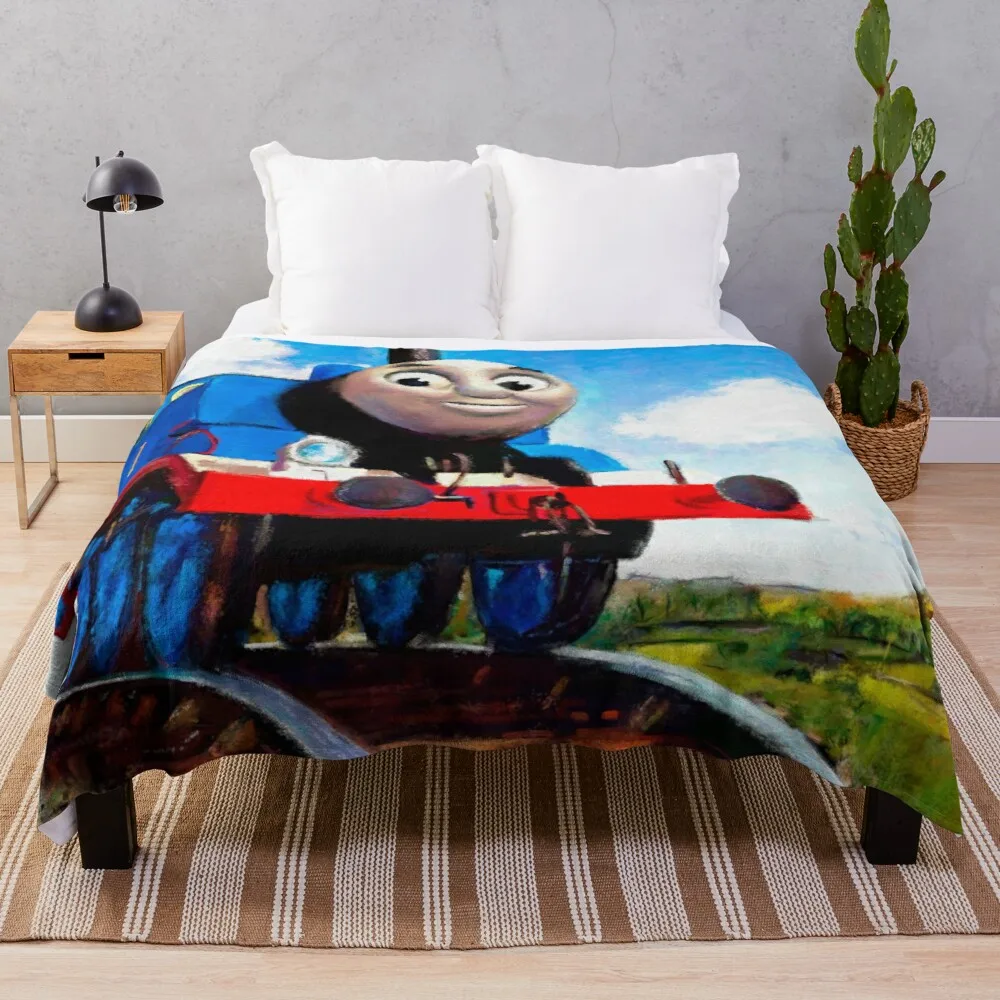 Thomas on a day out Throw Blanket cute blanket plaid warm blanket soft plaid semi-toral blanket
Thomas on a day out Throw Blanket cute blanket plaid warm blanket soft plaid semi-toral blanket