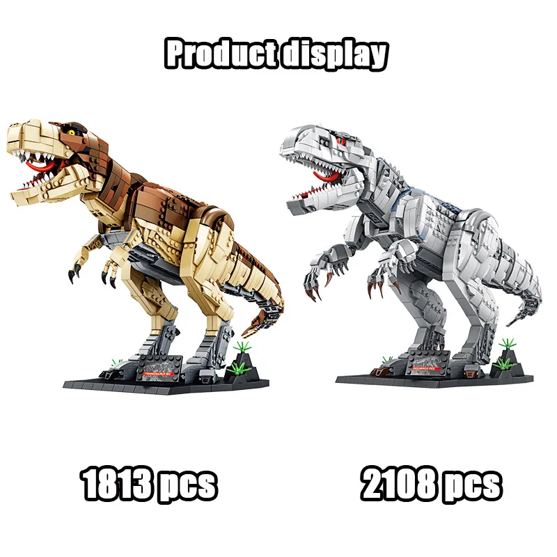 2108 PCS MOC Dinosaur Sets Blocks Tyrannosaurus Model DIY Children's Enlightenment Education Assembled Blocks Dinosaur Toys
2108 PCS MOC Dinosaur Sets Blocks Tyrannosaurus Model DIY Children's Enlightenment Education Assembled Blocks Dinosaur Toys