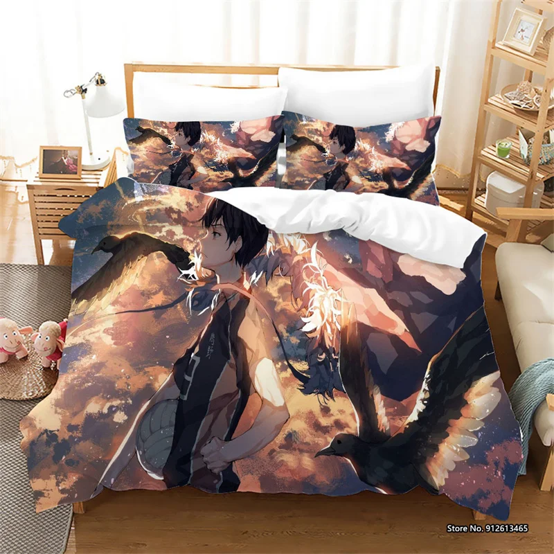 Japanese Cartoon Volleyball Teenager Pattern Home Textile 3D Digital Printed Bedding Set Children's Bedroom Decoration
Japanese Cartoon Volleyball Teenager Pattern Home Textile 3D Digital Printed Bedding Set Children's Bedroom Decoration